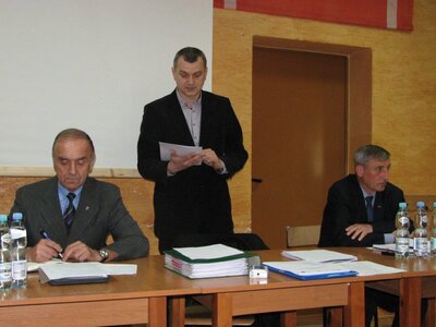 Zebranie wiejskie w Szczedrzyku